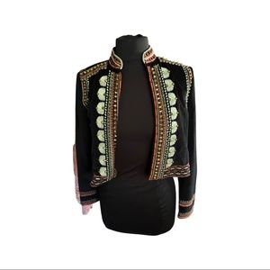 Design Lab by Lord and Taylor stunning studded jacket